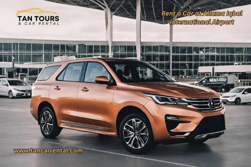 Rent a Car at Allama Iqbal International Airport